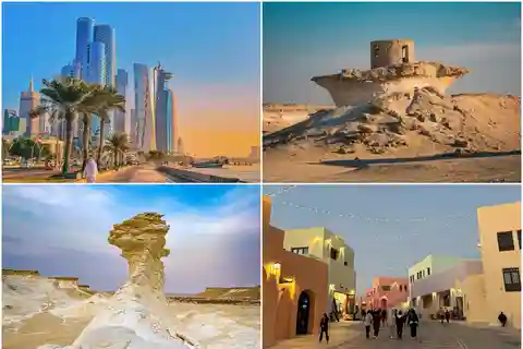 Doha: Ganztägige kombinierte Stadt- und Westtour
