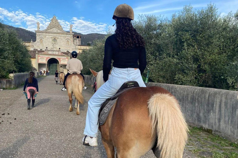 Certosa di Calci: Horseback Riding Experience for Beginners in Nature Horseback ride with aperitif