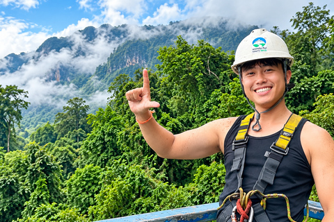 From Vientiane: Lao Sea – Vang Vieng 2 Days 1 Night Trip From Vientiane to Vang Vieng 1 Days Trip