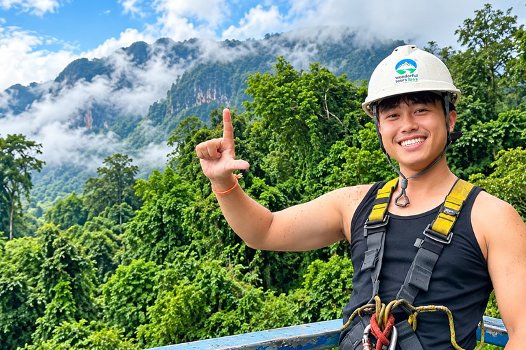 From Vientiane: Lao Sea – Vang Vieng 2 Days 1 Night Trip From Vientiane to Vang Vieng 1 Days Trip