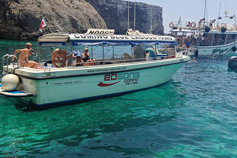 Private Comino Sunset Cruise with Food & Wine Options