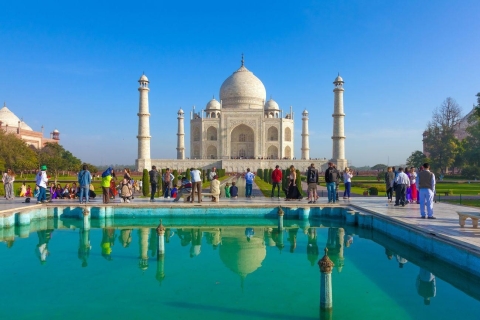 From Delhi: All-Inclusive Taj Mahal Tour by Superfast Train Private Tour with Transportation and Tour Guide