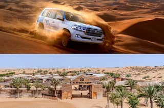 Dubai: safari premium, giro in cammello e 3 buffet all'accampamento Al Khayma