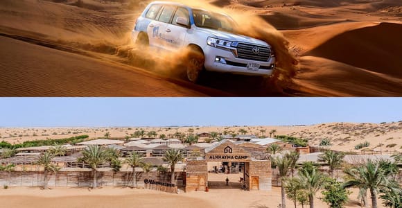 Dubai: Premium-Safari, Kamelreiten & Al Khayma Camp 3 Buffets