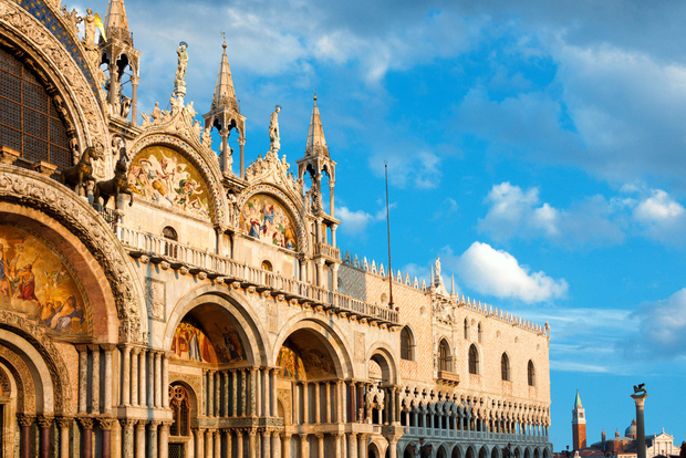Venise : la basilique Saint-Marc, le palais des Doges et le pont des Soupirs