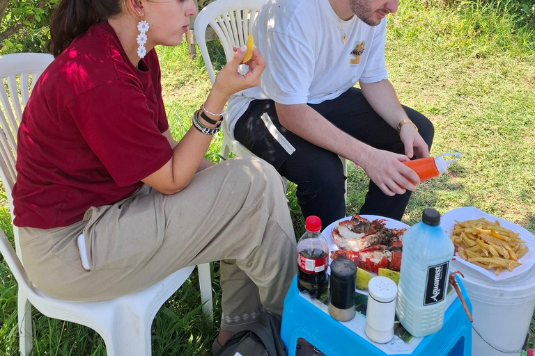 Mombasa: Mkupe Creek Sunset Boat Tour with Fishing