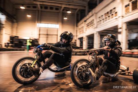 Riga | Drifta Halle: Extrem 20 minuters åktur på en drifttrike