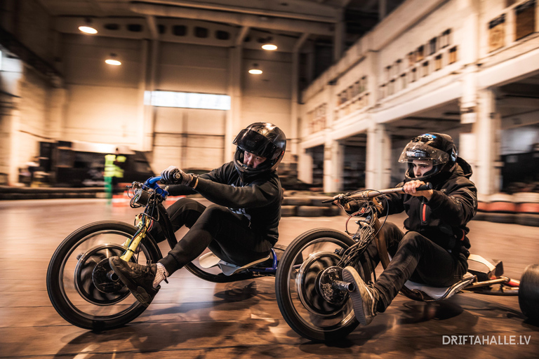 Riga | Drifta Halle: giro estremo di 20 minuti su un trike da drifting