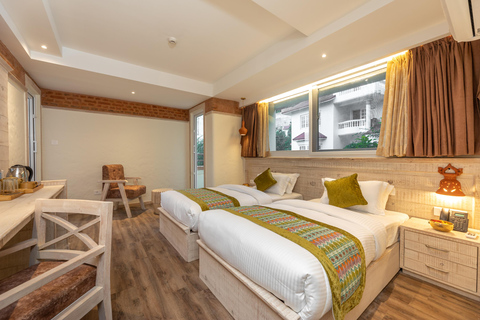 Katmandú: Retiro de yoga de 10 días para controlar el estrés en el Himalaya