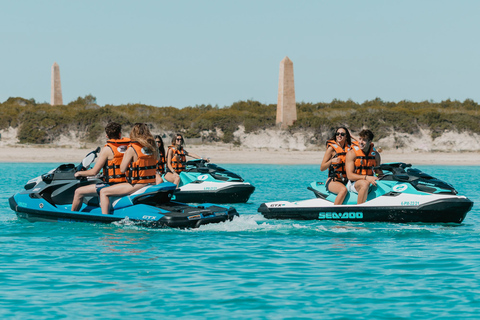Can Picafort: Guided Playa de Muro Jet Ski Tour with Photos