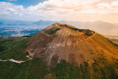 De Pompéia: Excursão ao Vesúvio + tour guiado em PompéiaExcursão ao Vesúvio + tour guiado por Pompéia