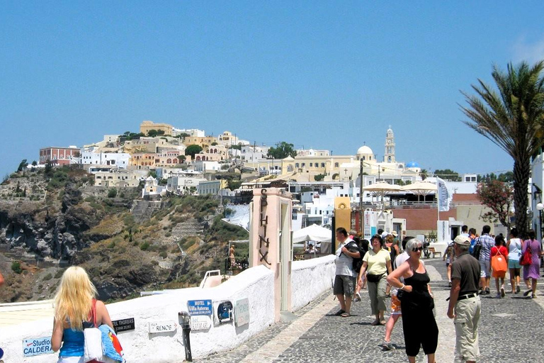 Panoramiczne Pyrgos, Imerovigli i Oia dla podróżujących statkiem wycieczkowym