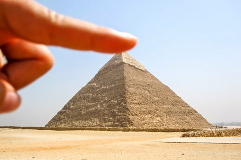 Pirámides de Guiza, Saqqara y Menfis: tour privado, almuerzo