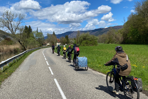 Uthyrning av elcyklar, tur runt Bourget-sjönUthyrning av elcykel, rundtur i Lac du Bourget