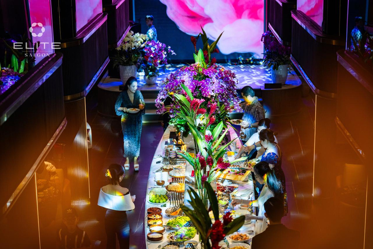 Romantic Dinner On Cruise On Saigon River With Fireworks Buffet Lunch Without Pick-Up