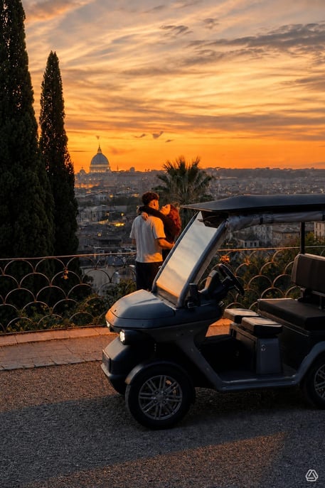 Rom im großen Stil: Luxustour im Golfcart mit handgemachtem Eis Rom im großen ...