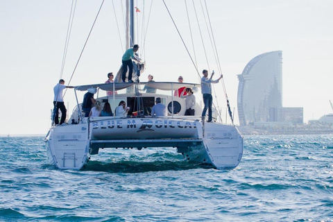 Barcelona: Privé-luxe catamaran