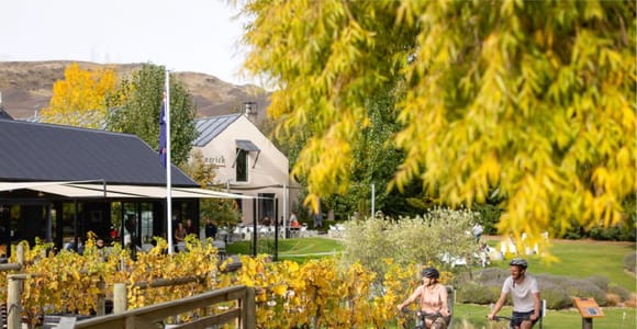 Queenstown: Lake Dunstan E-Bike Tour to a Bannockburn Winery