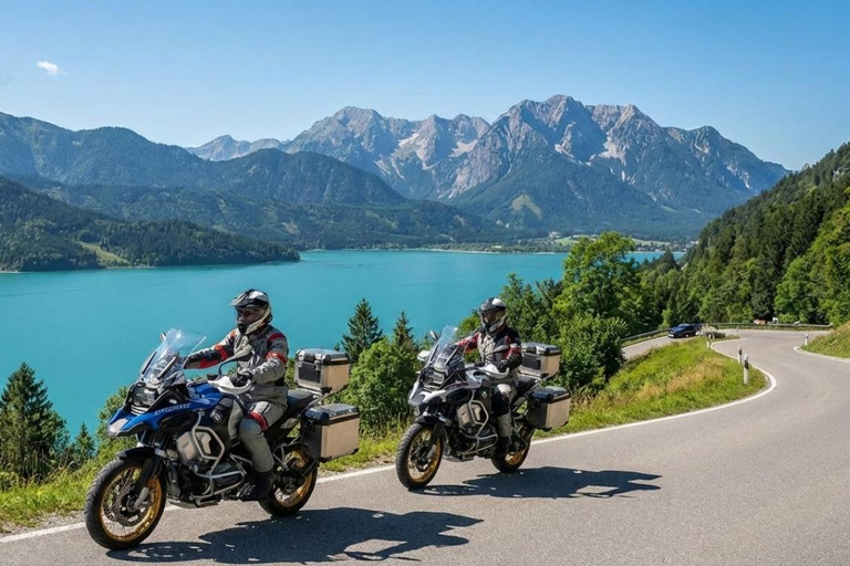 Start Munich-Motorcycle Tour 5 Bavarian lakes