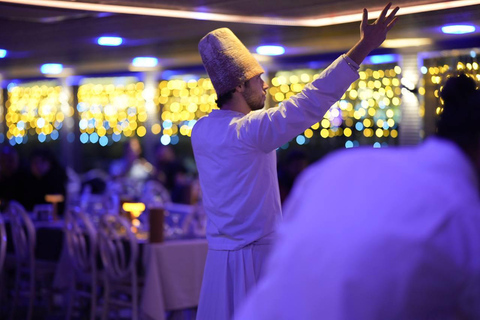 Istanbul: Show Cruise & Dinner at Window Seat Private Table Dinner with Unlimited Alcoholic Drinks with Meeting Point