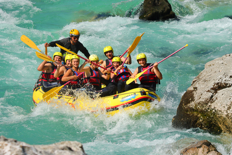 Raftavontuur op de rivier de Soča