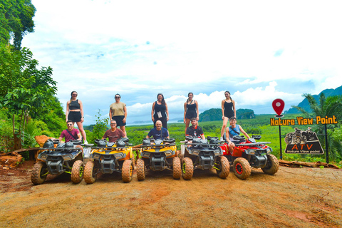 Krabi: Aventura en quad todoterreno en Nature View Point60 minutos en quad con pasajero