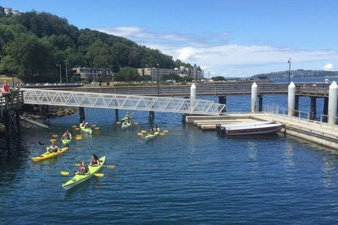Seattle - en tur med havskajak Havskajaktur med Alki Lighthouse