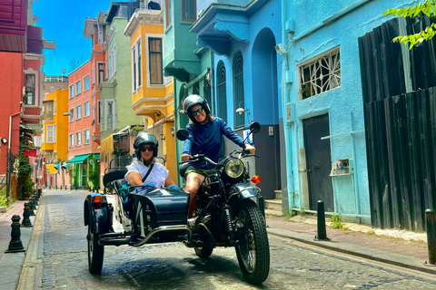 Istanbul:Sidecar Tour, Highlights,Hidden Gems & 2 Continents