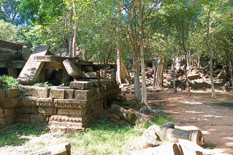 Viagem privada de um dia para Banteay Srei, Beng Mealea e Rolous