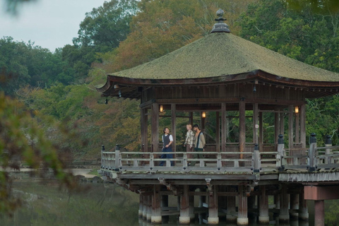 Nara: Temple-Shrine Walking Tour+Zen Calligraphy Experience