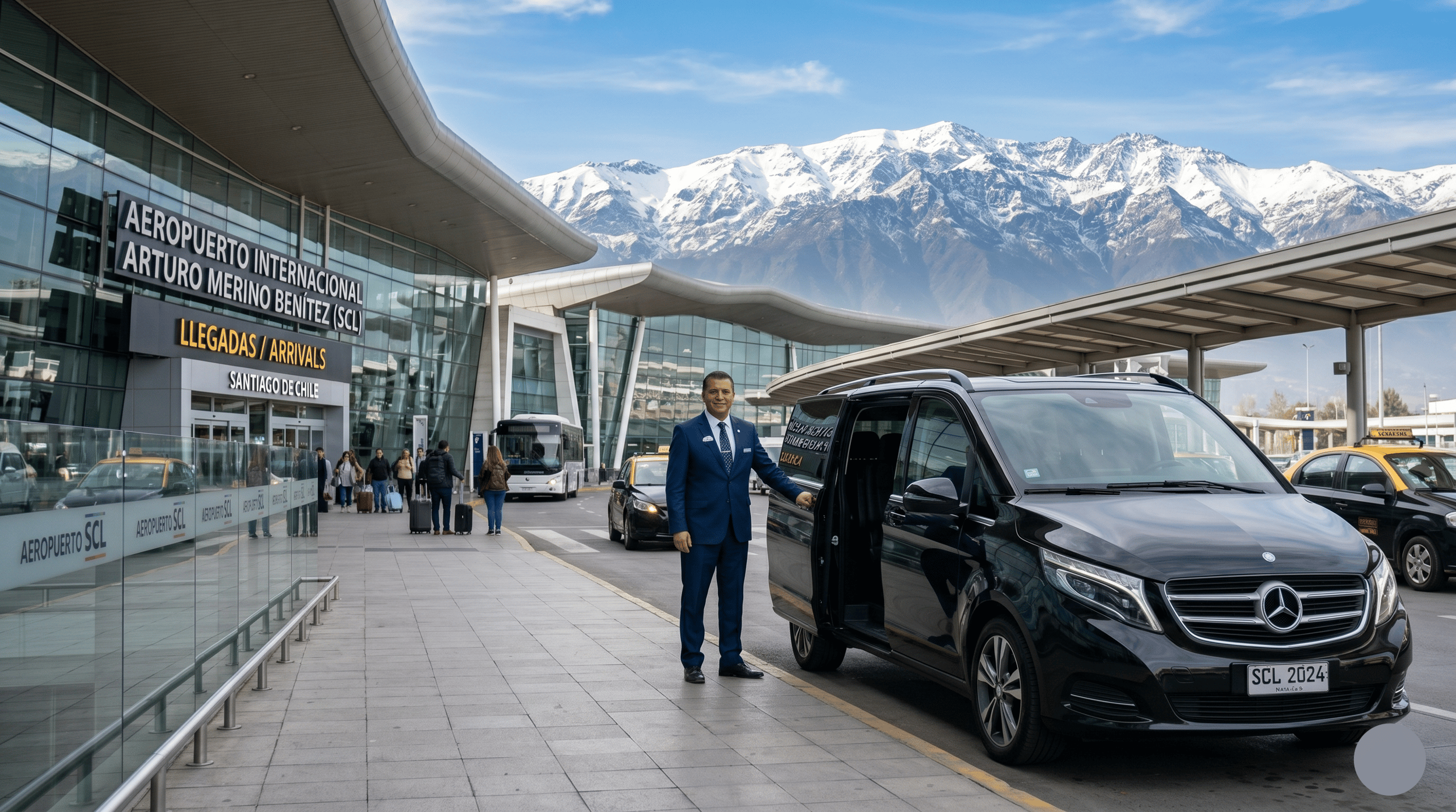 Santiago: Privater Transfer vom/zum Flughafen Santiago (SCL)