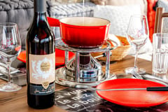 Fondue im Herzen des Weinbergs von Lavaux