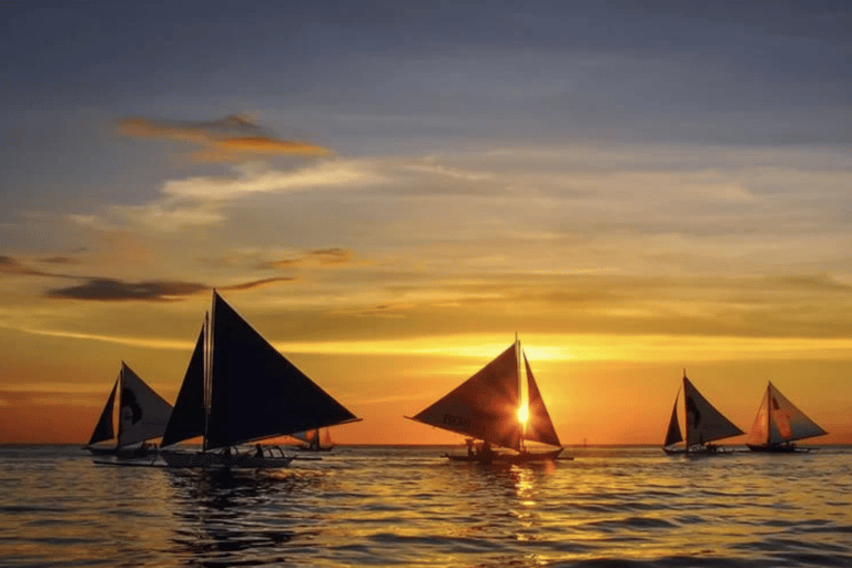 Boracay: Paseo en Paraw al atardecer con fotos30 minutos de navegación en paraw por la tarde (después de las 15.00 h)