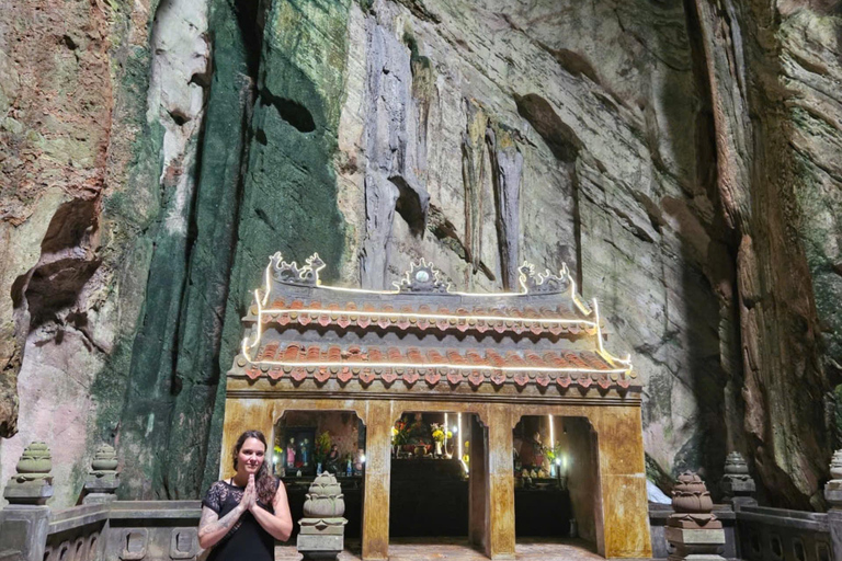 Da Nang Marble Mountain, Dragon Bridge, Beach Motorbike Tour