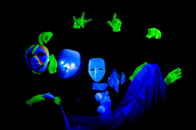 Prague: Underground Black Light Theatre Interactive Show