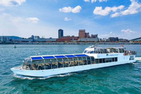 Montreal: Fireworks Boat Cruise Fireworks Window Dinner Cruise - Bateau-Mouche Montreal