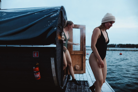 Helsinki: Winter Mixed Ferry Sauna Experience