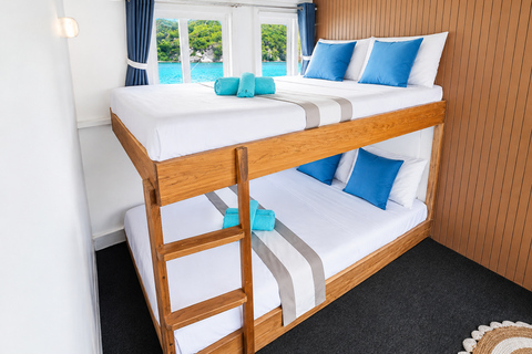 Labuan Bajo: 3-Day Komodo Sailing Ocean View Cabin All Fees Standard Boat | Sharing Room Ocean View | Tiket not Included