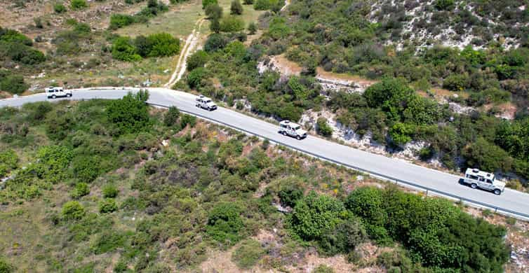 Fra Protaras: Heldagssafari med jeep til Troodos med lunsj