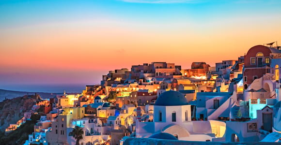 Santorini: Sunset Cruise to Volcano & Hot Springs