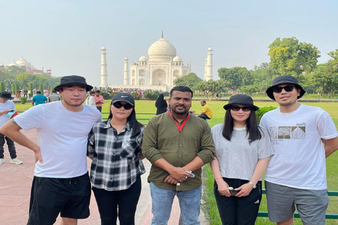 Delhi: Bester Reiseführer mit Delhi & Taj Mahal BesichtigungenTour mit komfortablem Auto und lokalem Reiseführer in Delhi und Agra