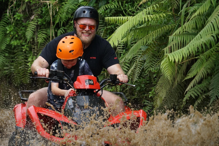Ubud: Alamelu ATV Quad Bike Adventure with Mud & Waterfalls Full Track ATV Quad Bike + Monkey Forest (Private Transfer)