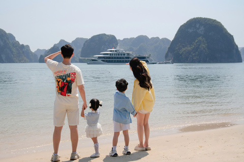 Ha Long Bay Day Tour by 6-Star Sea Octopus President Cruise Sea Octopus President: Explore Ha Long Bay with Buffet Lunch and Pool
