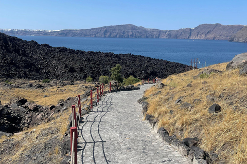 Santorini: Caldera Cruise ,Hot Springs & Oia Sunset Option Volcano Cruise with Transfers