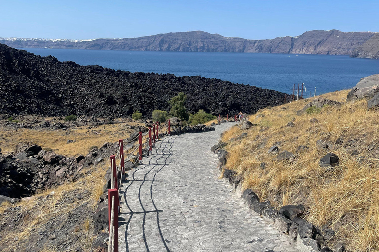 Santorini: Caldera Cruise ,Hot Springs & Oia Sunset Option Volcano Cruise with Transfers