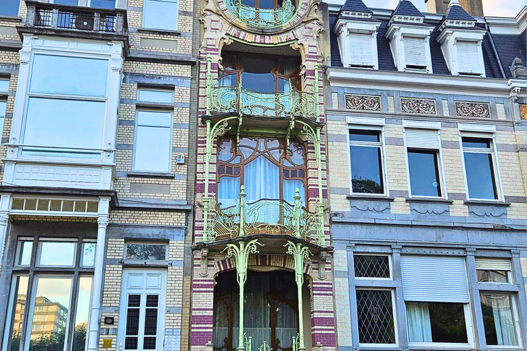 Brussels: Art Nouveau Bike Tour Tour en Français