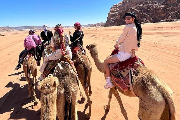 Wadi Rum: Half-Day Camel Tour with Guide Wadi Rum: jeep tour 4x4 4hours 1_6 people