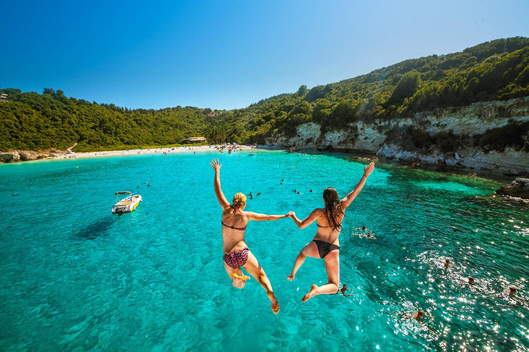 From Corfu: Paxos, Antipaxos & Blue Caves Full-Day Cruise