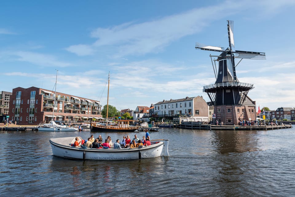 Haarlem: Canal tour and Windmill de Adriaan entry ticket | GetYourGuide