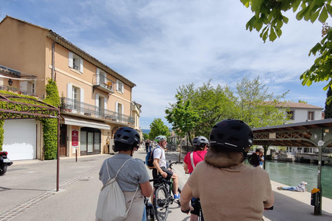 Fontaine De Vaucluse and Isle Sur La Sorgue by electric bike ALL-INCLUSIVE PACKAGES: 3 PACKAGES: DISCOVERY + MEDIAN 1 + MEDIAN 2